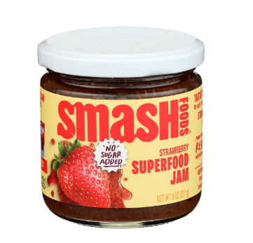 Smash Foods - Superfood Jam, Strawberry (8 oz)