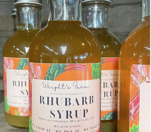 Rhubarb Syrup - Wright's Farm