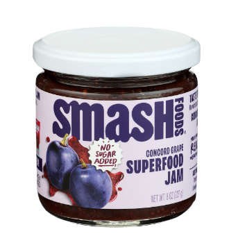 Smash Foods - Superfood Jam, Concord Grape (8 oz)