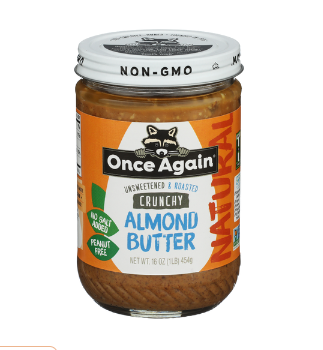 Once Again - Organic Crunchy Almond Butter